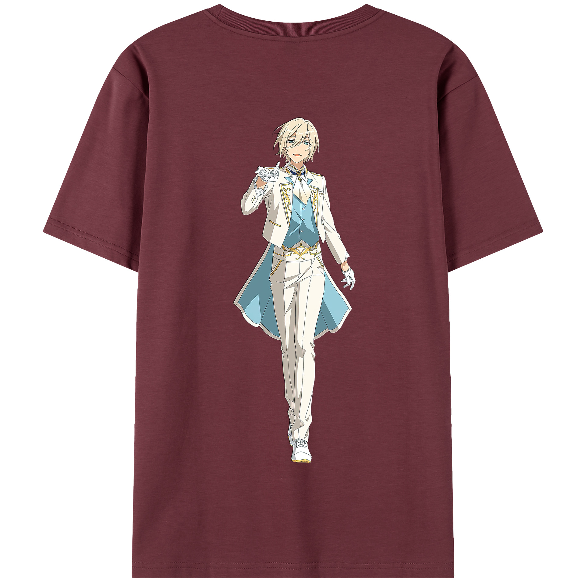 （画像用） あんさんぶるスターズ! Ensemble Stars 綿100％半袖Tシャツ（背面プリント）